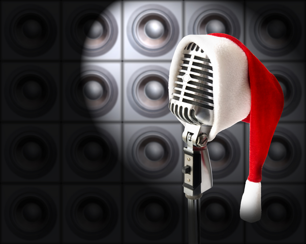 Merry Christmas microphone