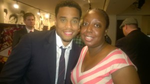 "Think Like A Man Too" Philly red-carpet with Michael Ealy (photo: Thomasena Farrar)